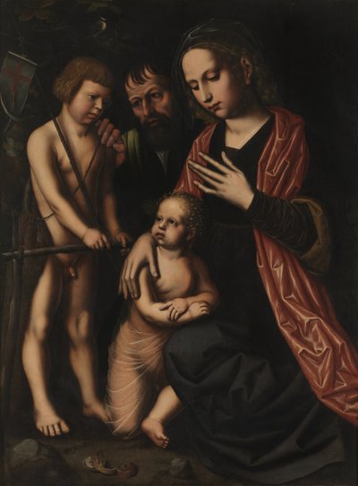 The Holy Family and Saint John Baptist by Ambrosius Benson